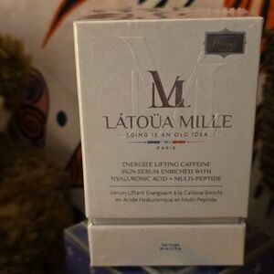 LATOUA MILLE Energize Lifting Caffeine Serum HA MP NIB